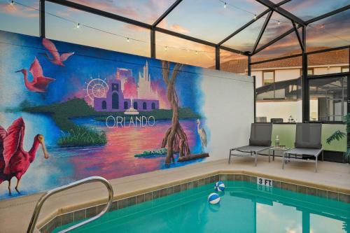 Free waterpark private heated pool near Disney photo 51