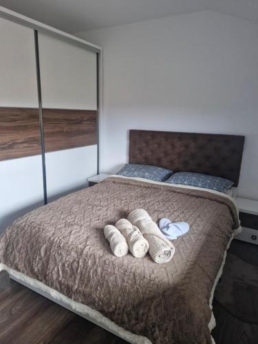 Postel nebo postele na pokoji v ubytování Casa Teodorei