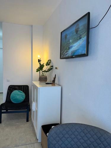 TV a/nebo společenská místnost v ubytování Apartment Coastal Feeling in Hercules Sea views