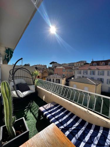 T2 cosy avec terrasse près du Suquet, Cannes