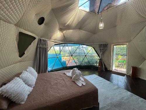 Ένα ή περισσότερα κρεβάτια σε δωμάτιο στο Fortuna Glamping