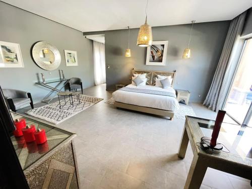 Postel nebo postele na pokoji v ubytování Villa Ines