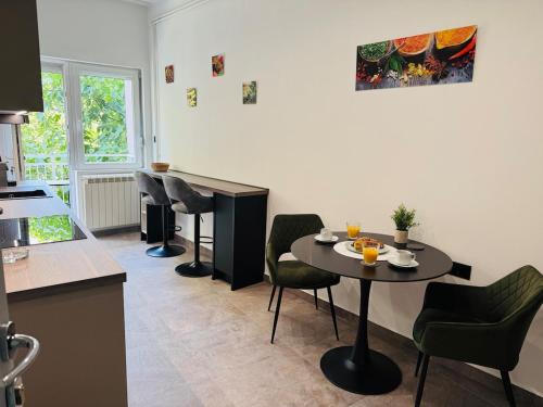 Posezení v ubytování WhiteCity Suite