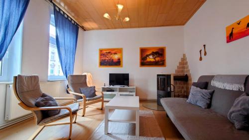 Χώρος καθιστικού στο alte Bäckerei Bautzen - 02 #Senior# im Zentrum, mit Parkplatz, Top Ausgestattet