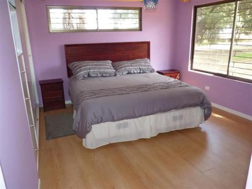 Giường trong phòng chung tại Eco Casita