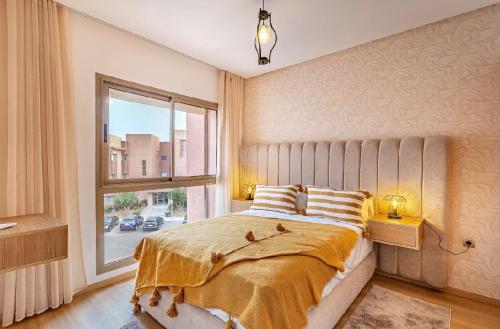 Postel nebo postele na pokoji v ubytování Prestgia Golf Resort Premium Luxury