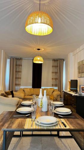 Posezení v ubytování Nogal, cómodo y fresco alojamiento