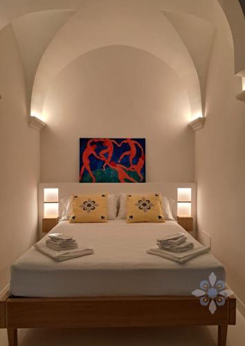 Postel nebo postele na pokoji v ubytování Freedomus