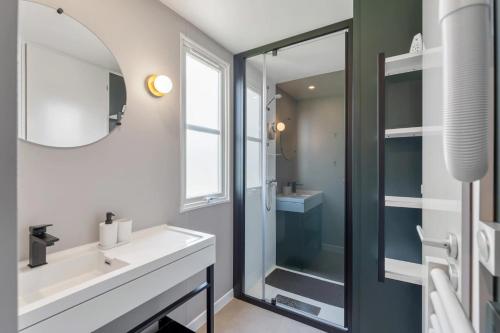 Koupelna v ubytování Camping Papillon Bouillon - Vakantiehuis Premium