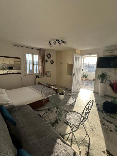 Χώρος καθιστικού στο Bellissimo apartment Naxos