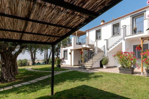 Budova, kde se farma nachází