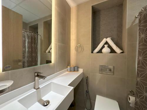 Koupelna v ubytování Bella INN - Mixed M & F