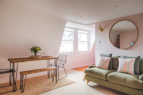 Et opholdsområde på Boutique Retreat in Central Bath