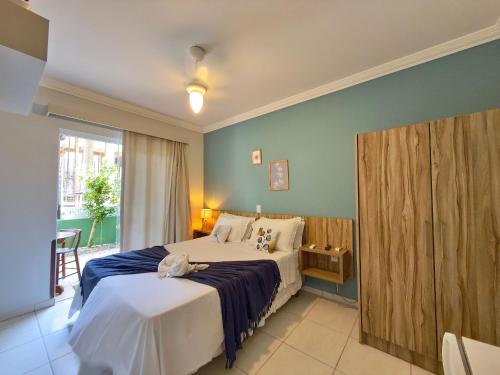 Postel nebo postele na pokoji v ubytování Hospedaria Sol da Manhã