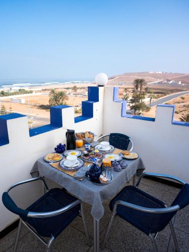 Balkón nebo terasa v ubytování Auberge Azul Ifni