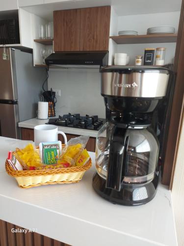 Nhà bếp/bếp nhỏ tại Apartament ARICEL