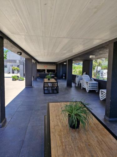 Posezení v ubytování Departamento VCP Costanera