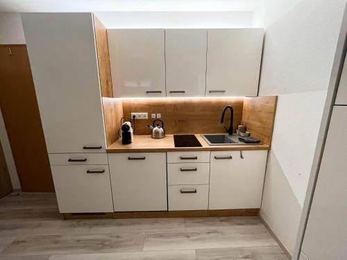 Η κουζίνα ή μικρή κουζίνα στο Appartement Bayerisch Eisenstein