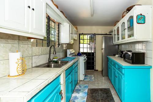 Η κουζίνα ή μικρή κουζίνα στο Seaview Escape Tobago