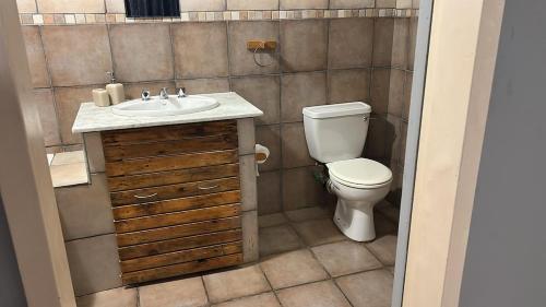 Et badeværelse på Cottage 25