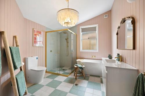 Vannituba majutusasutuses sage cottage, lithgow - close to everything