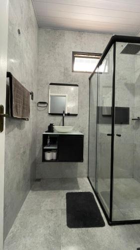 Koupelna v ubytování Casa Moderna - Centro