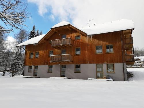 Útulný apartmán s terasou na Šumavě v malebné vesničce Prášily