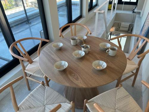 Posezení v ubytování Newly opened! Shibuya Mishuku Sky Terrace