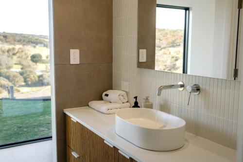 Koupelna v ubytování Coast