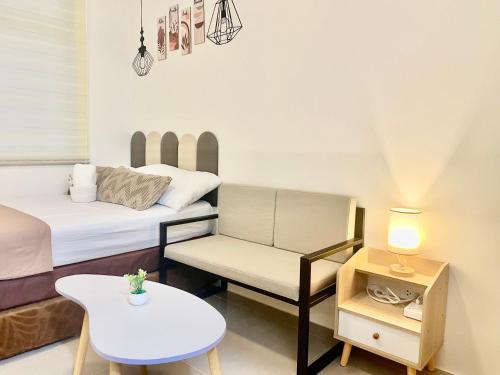 Postel nebo postele na pokoji v ubytování Sky Condotel Staycation