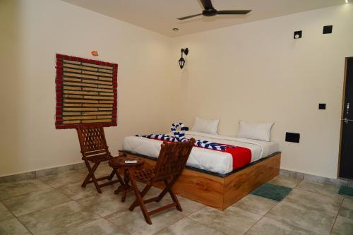 Postel nebo postele na pokoji v ubytování Kesar Villa Resort