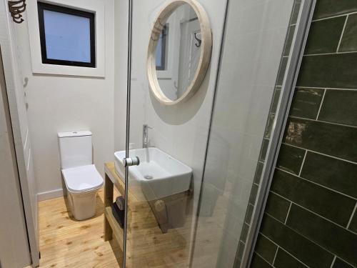 Koupelna v ubytování Fijnbosch Cottage at Moss & Moon Cabins