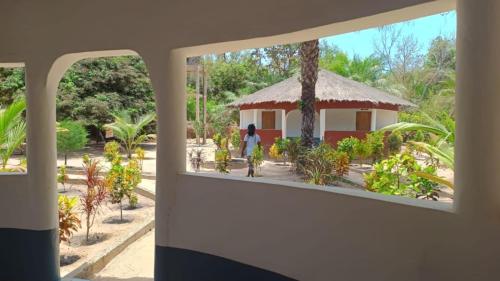 Zahrada ubytování Campement les Antilles