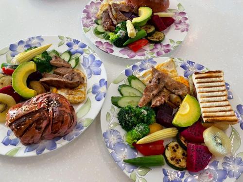 Jídlo v vily nebo okolí