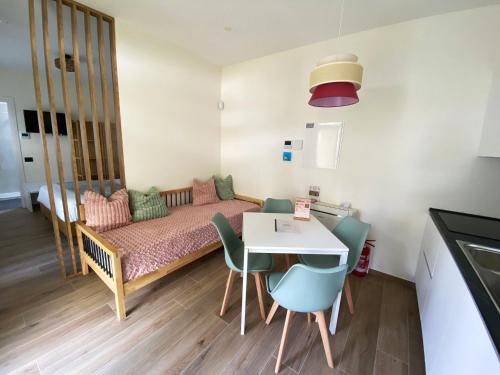 O zonă de relaxare la Green Apartments & Parking,Vimercate