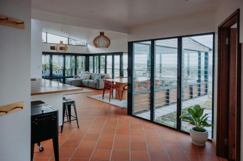 Posezení v ubytování Sky Haus