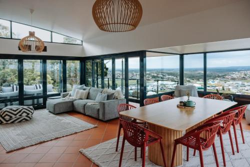 Posezení v ubytování Sky Haus