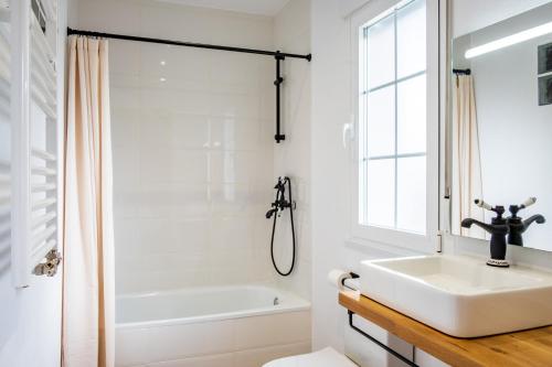 Koupelna v ubytování Casa Rural Castillejo