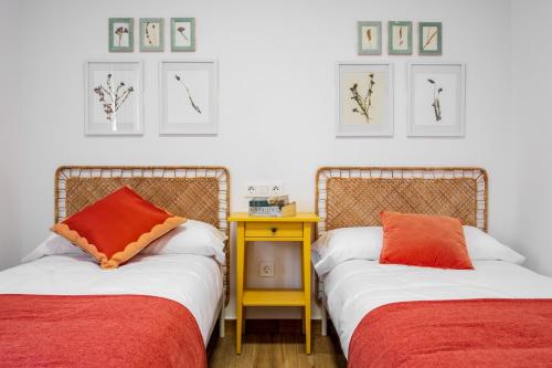 Postel nebo postele na pokoji v ubytování Casa Rural Castillejo