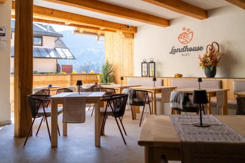 Restaurace v ubytování Landhouse Bled