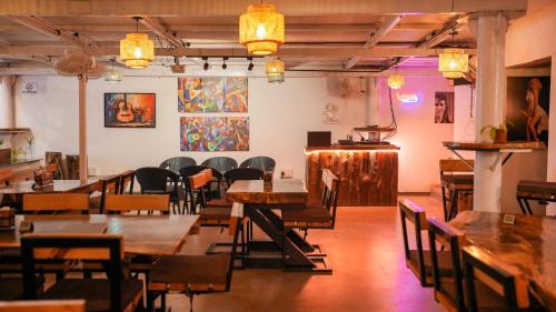 Posezení v ubytování Surf and Sand