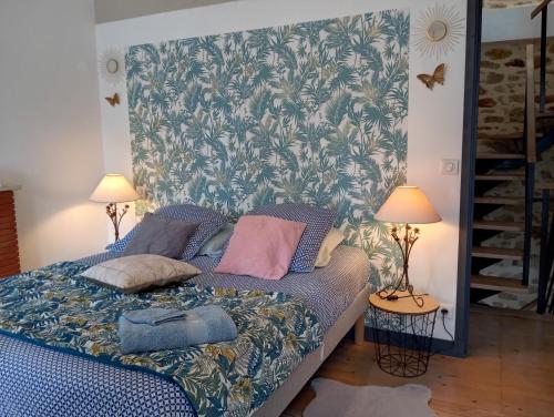 Ένα ή περισσότερα κρεβάτια σε δωμάτιο στο Le Coquelicot