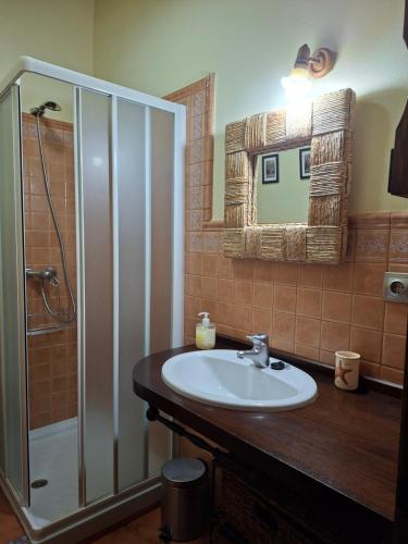 Ένα μπάνιο στο casa PUMARADA