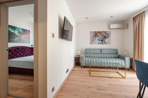 Χώρος καθιστικού στο Luna Et Sol Apartments