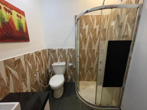 Koupelna v ubytování Aqua Hotel Yala