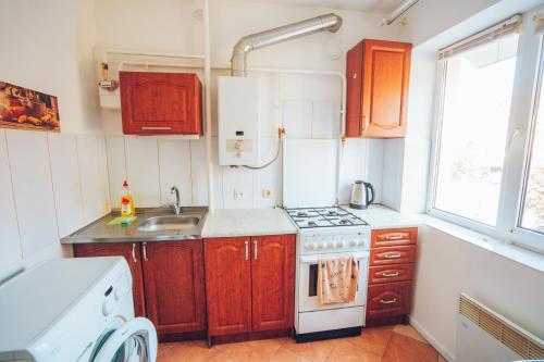 Кухня или мини-кухня в Apartment in the city center
