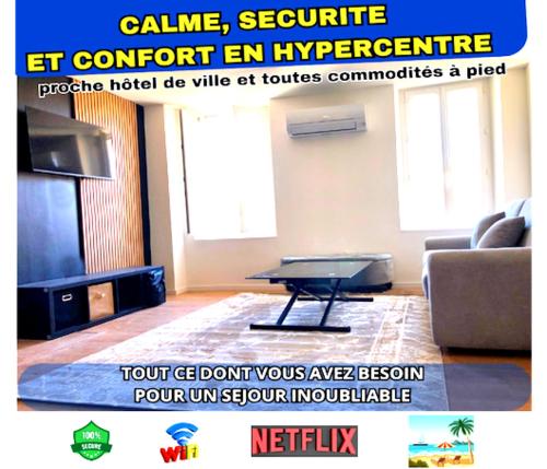 Luxe et tranquillité en centre ville proche plage