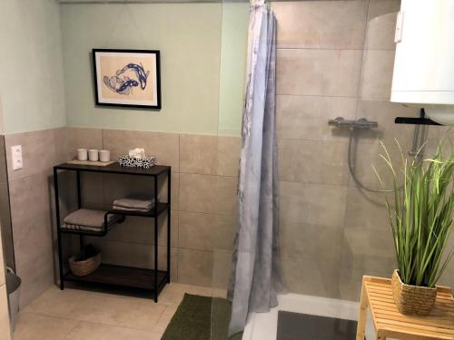 Koupelna v ubytování Grand Central