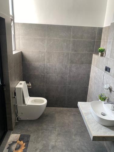 Koupelna v ubytování Villa Rowell