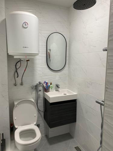 Koupelna v ubytování Angenellyq home